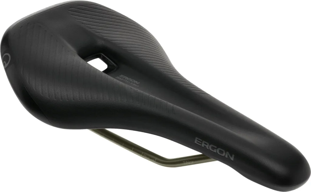 Selle Ergon SM Pro Men S/M 144 mm avec rails TiNox et OrthoCell