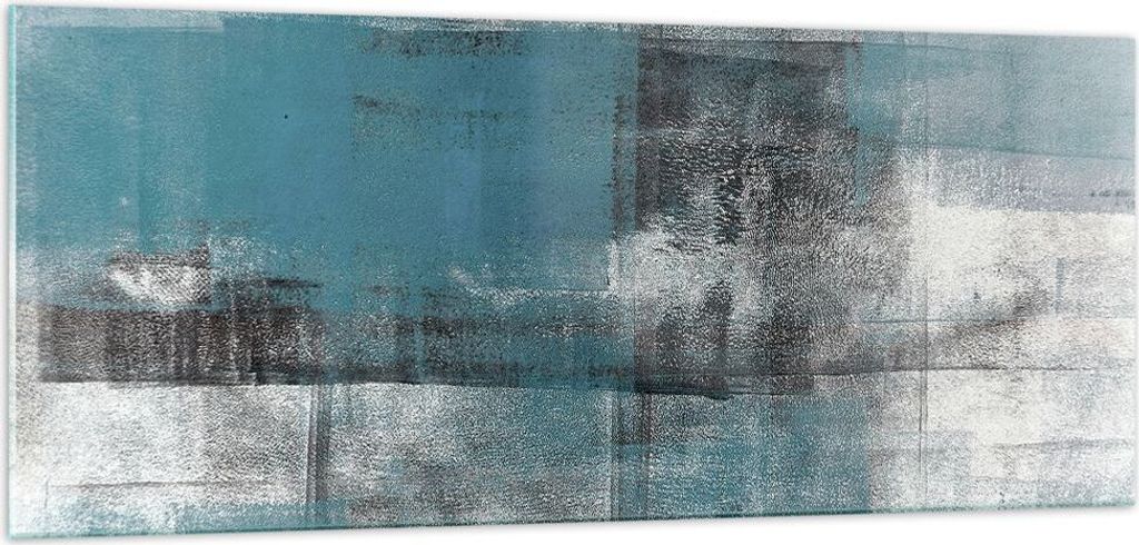 Bilder auf glas - Einteilig - Abstraktion Modern Gürtel - 100x40cm - Glasbilder - Wandbilder - Bilder - Wanddekoration aus Glas - Glas Bilder - Wa...