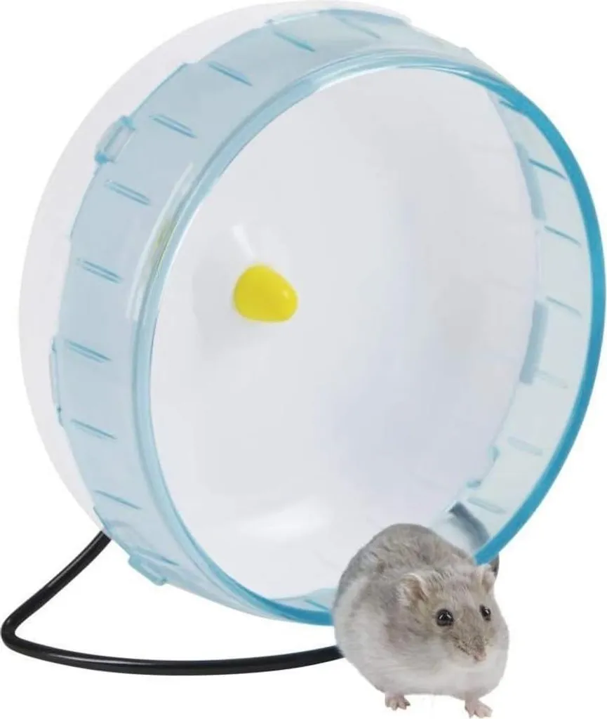 Roue de hamster en plastique 20x8 cm pour l'aménagement de la cage