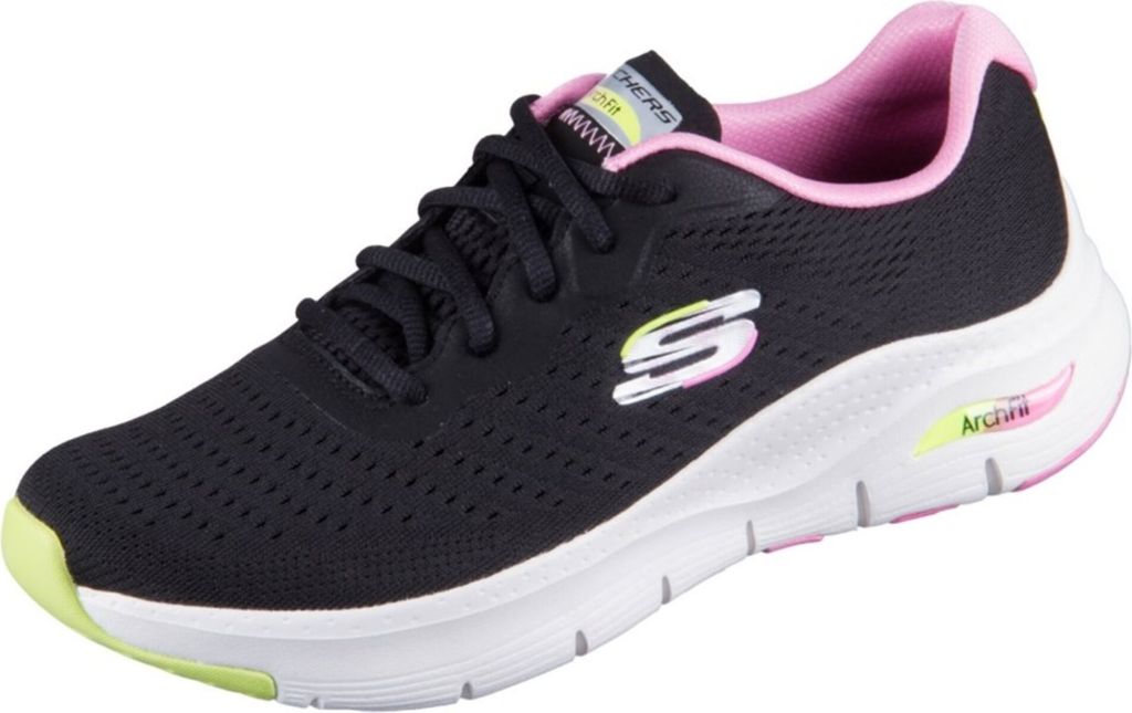 Skechers Arch Fit - Infinity Cool - Schwarz / Multi Textil Größe: 36.5 Normal
