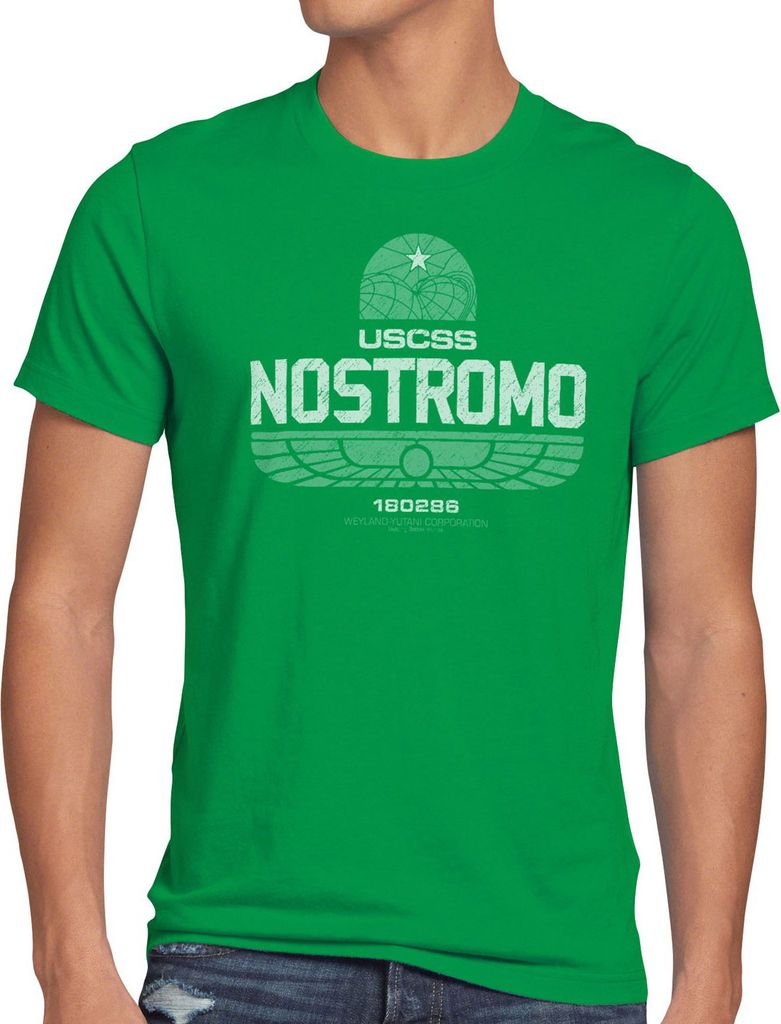 style3 USCSS Nostromo 180286 Herren T-Shirt alien xenomorph