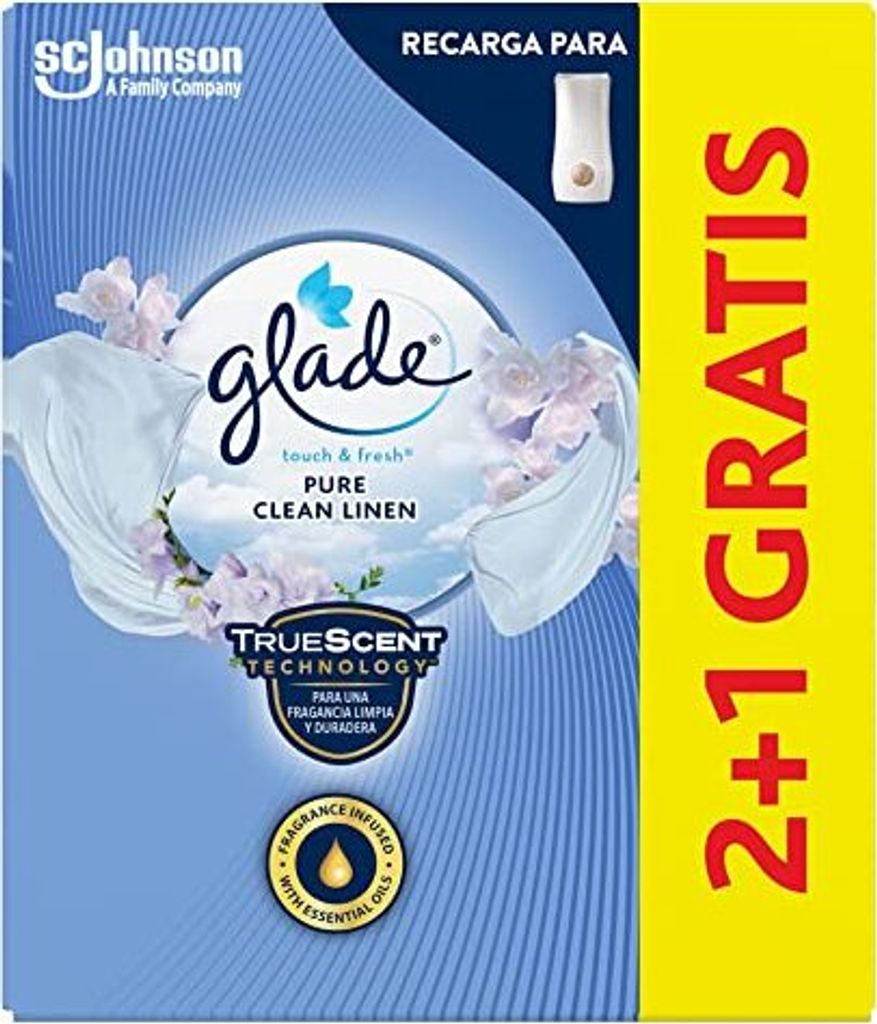 Glade Un Toque Ambientador Recambios Primavera 3 Piezas