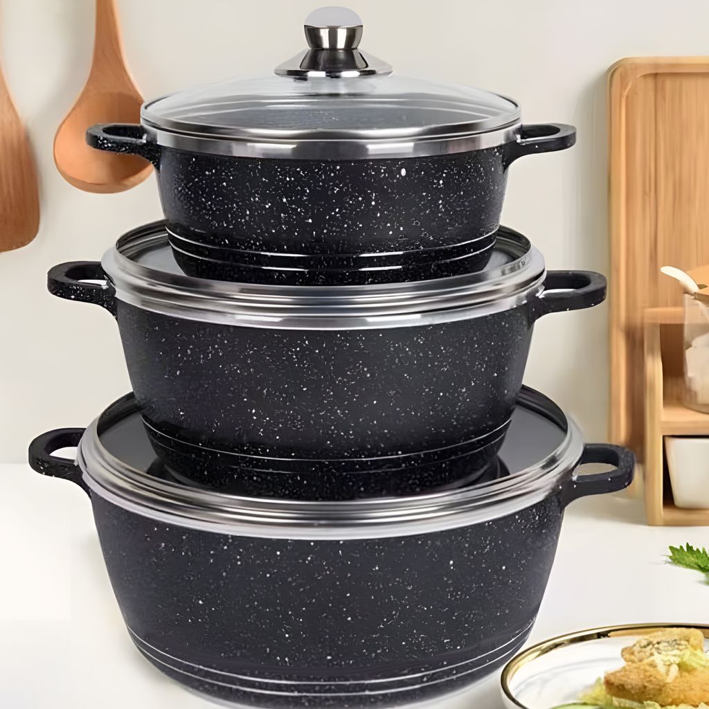 Topfset 12-teilig Aluminium Keramik Kochgeschirr Produktbild 13