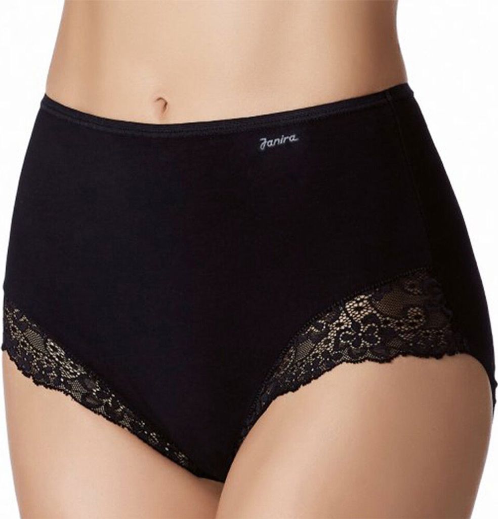Janira Maxi Slip 2 Einheiten Schwarz L Frau Schwarz L