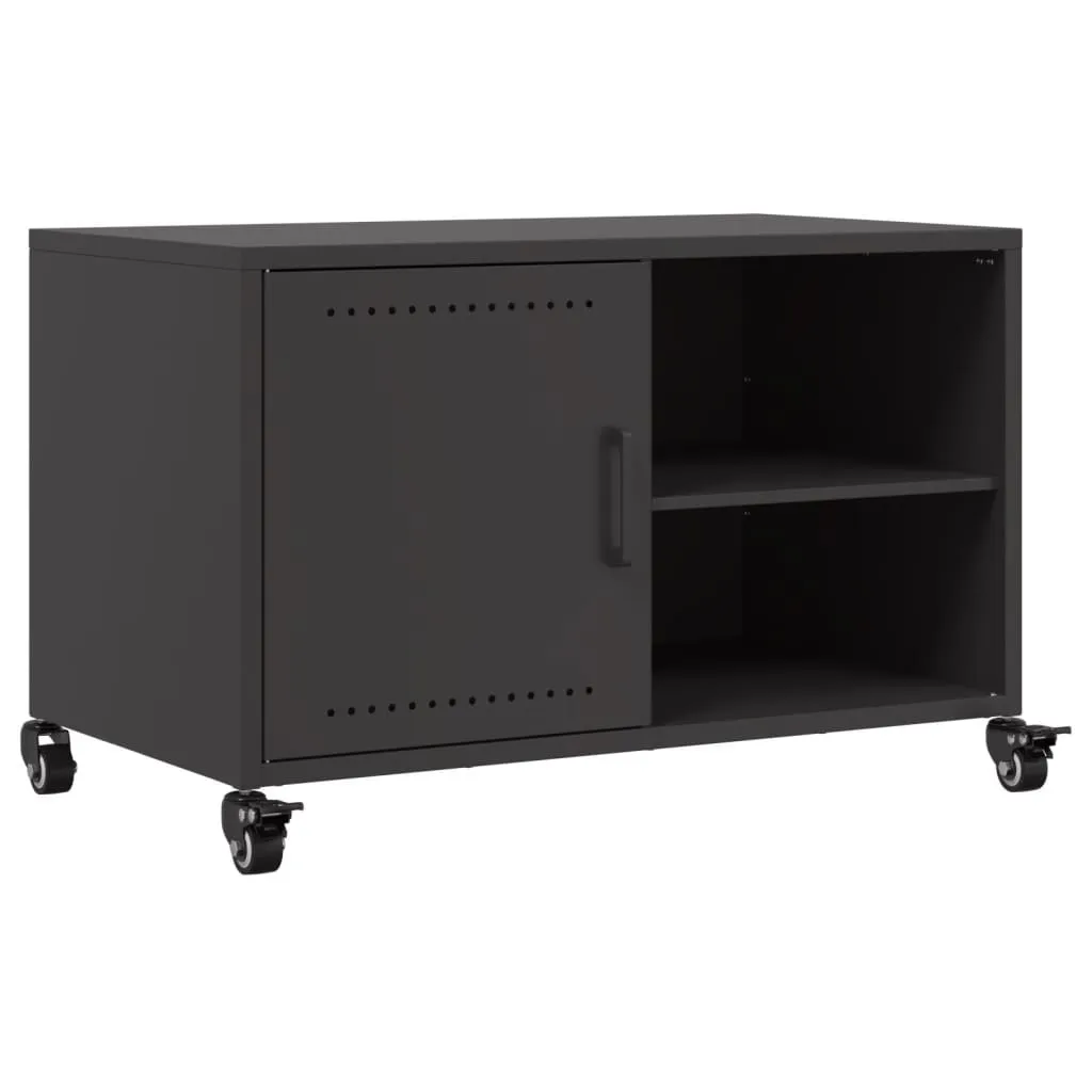 Offerta Mobile TV Acciaio Nero 68x39x43,5 cm - Qualità Professionale