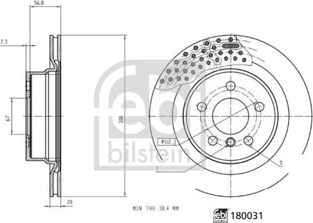 Disque de frein de remplacement pour BMW G20 G21 G22 G23 OE