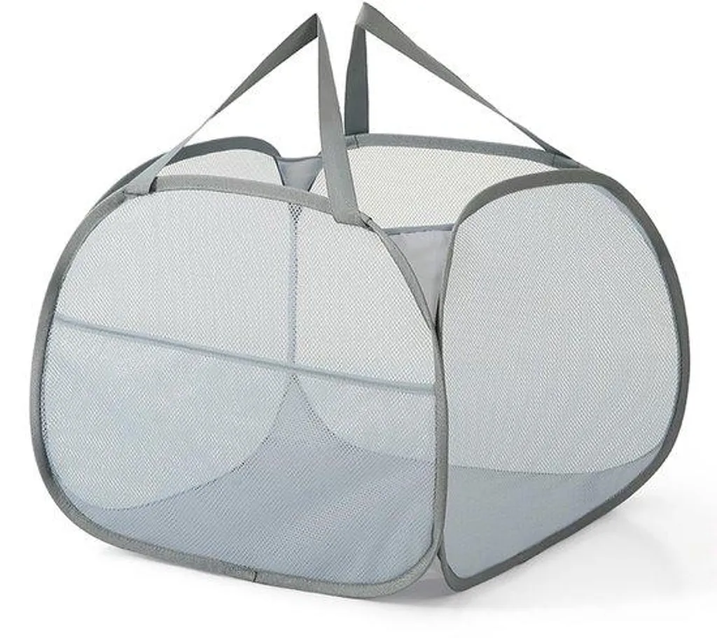 Panier à linge pliable en tissu robuste pour salle de bains et chambre