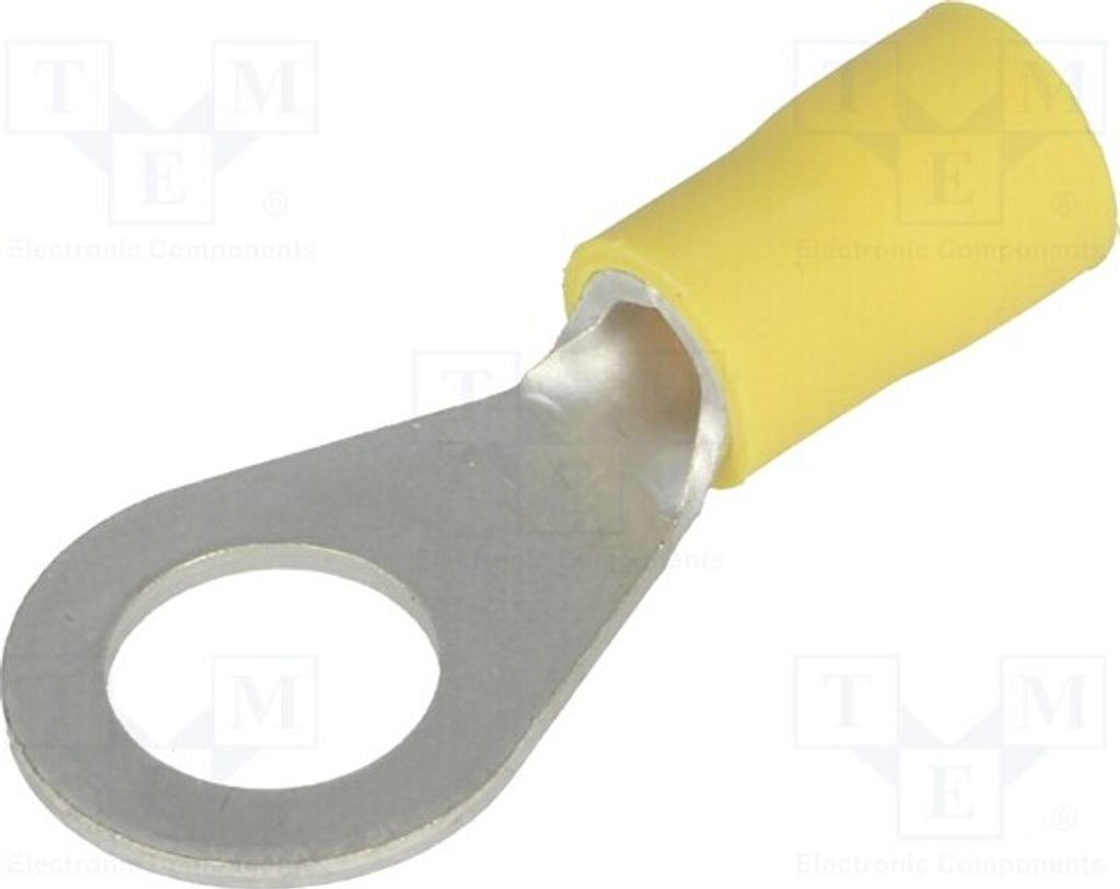 5x Ringkabelschuh 2,5÷6mm2 Ø: 8,4mm M8 Klemmverbindung isoliert FVGS8-6 Isolierte