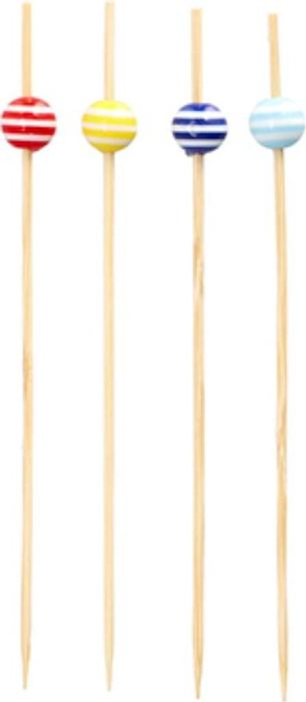 PAPSTAR Fingerfood Picker "Ball" 12 cm, ideal für Partys und Buffets | Faltschachtel (100 Stück)