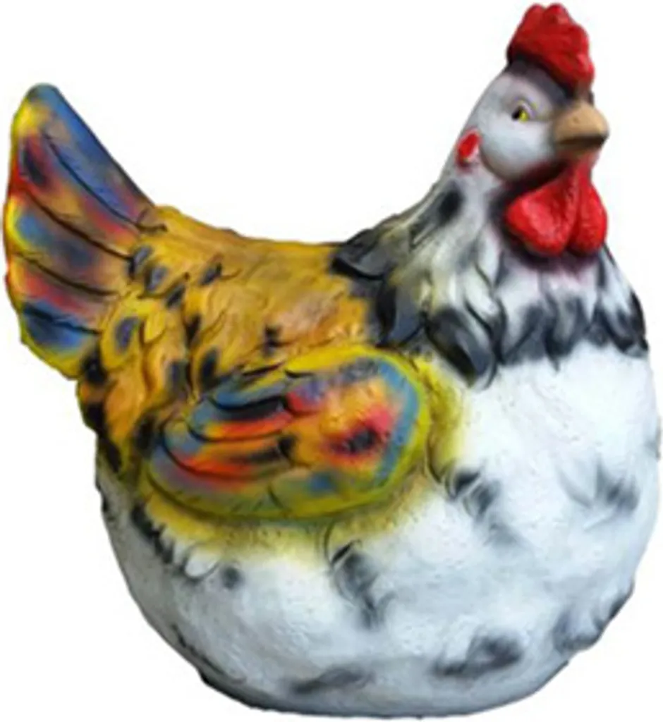 Statue Poulet Jardin : Décoration Extérieure Résistante aux Intempéries