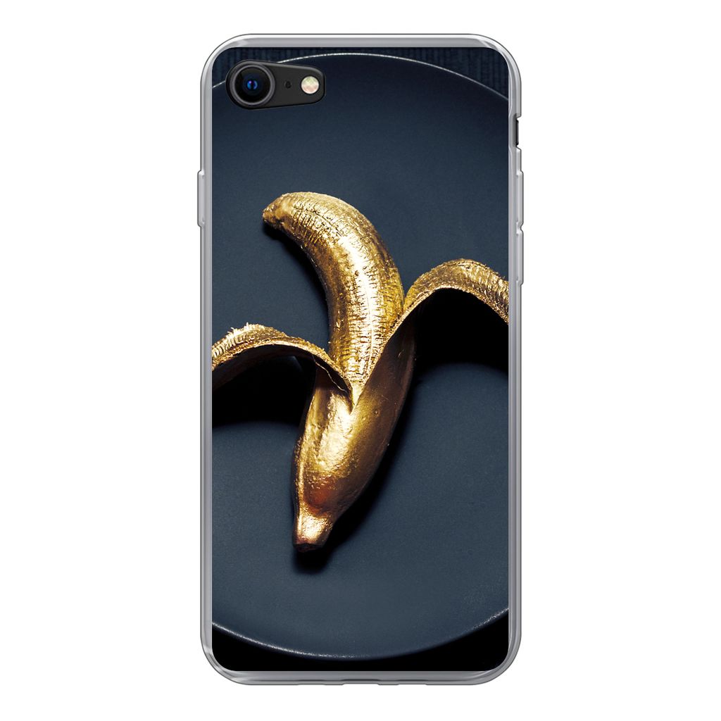 MuchoWow® Handyhülle Schutzhülle Hülle für iPhone 7 Goldene Produktbild 