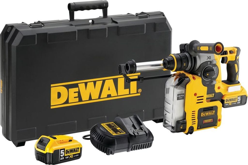 DeWalt Akku-Kombihammer, 18 V, incl. 2x Akku XR 5 Ah, Produktbild 