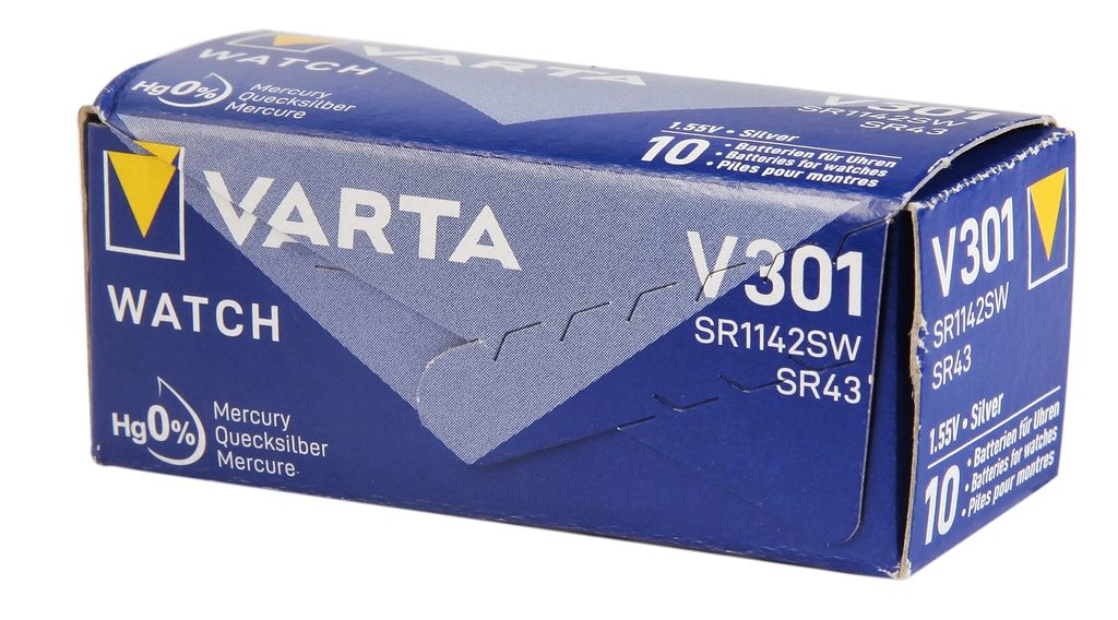 VARTA WATCH V301/SR43 | Paquet (10 pièces) Image du produit 