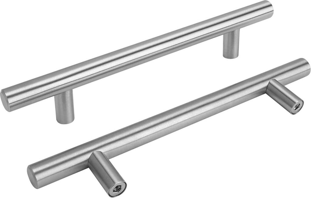 15 Stück Türgriff Küche Möbelgriffe 128mm Edelstahl Produktbild 