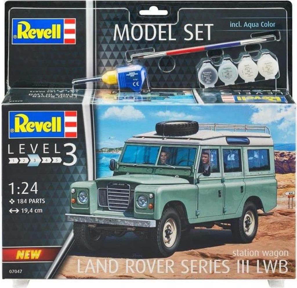 Revell Model Set Land Rover Series III Automodell Bausatz Produktbild 