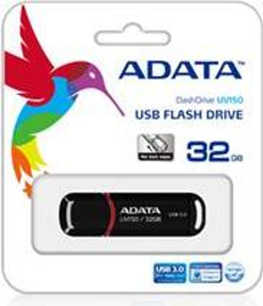 ADATA AUV150-32G-RBK, 32 GB, USB Typu-A, 3.2 Gen 1 (3.1 Gen Zdjęcie produktu 