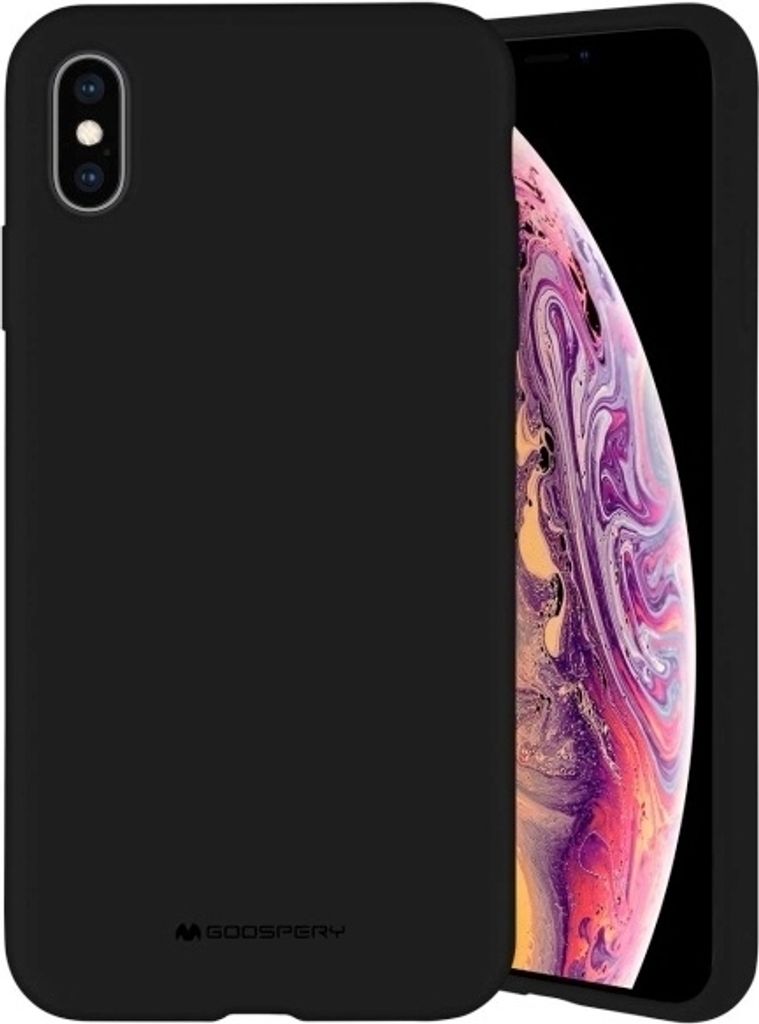 Mercury Silikon iPhone 13 Mini 5,4" schwarz/schwarz Schutzhülle