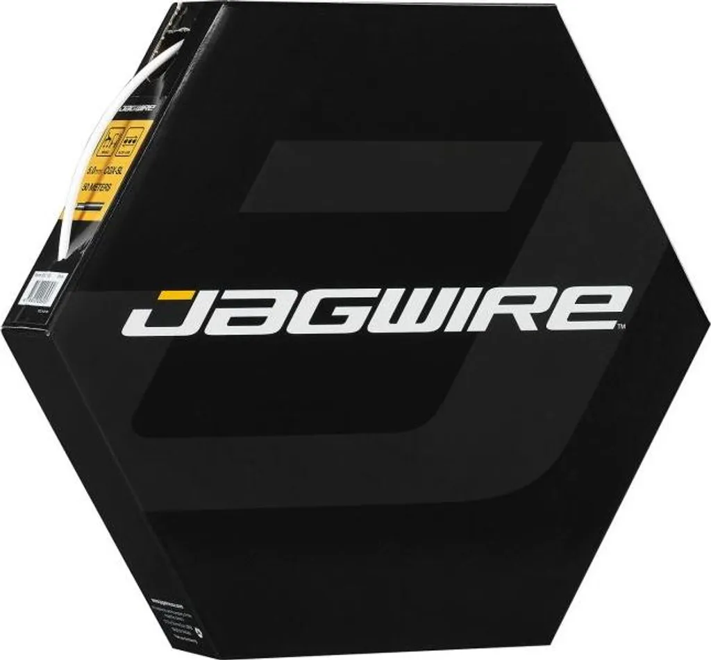Gaine de Frein Jagwire 5,0mm pour Câblage Interne de Vélo Blanc 50M