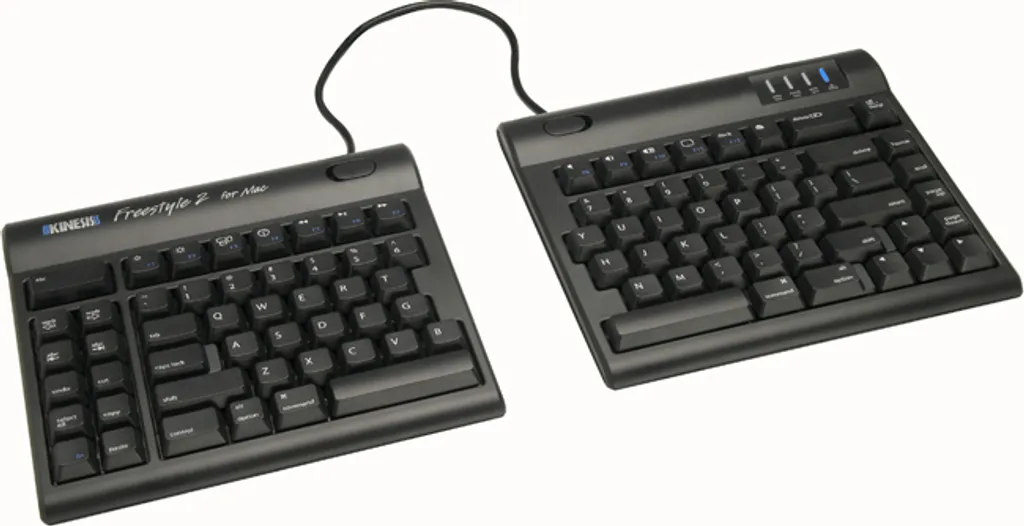Kinesis Freestyle 2 Keyboard MAC QWERTY 9 pouces RGOKB800HMB-us Ergonomique