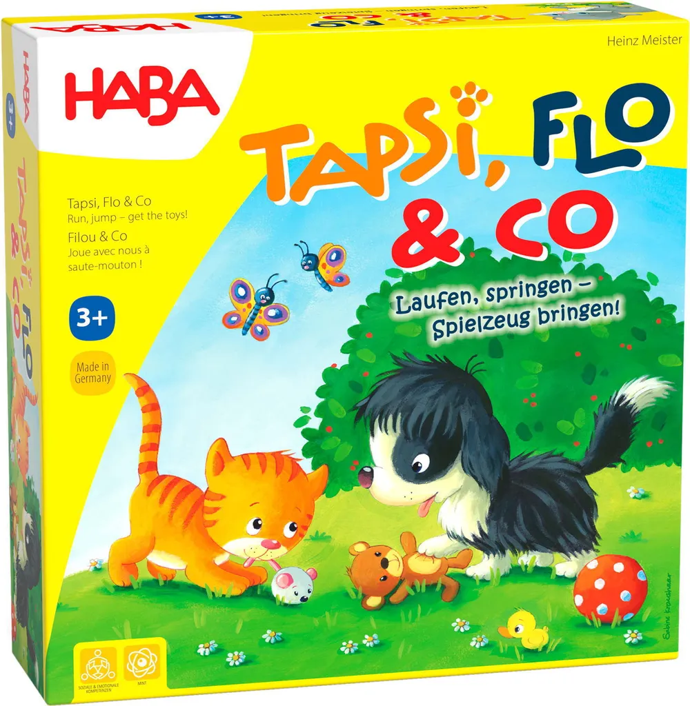 Occupez vos enfants avec le jeu Haba Tapsi, Flo & Co calme et ludique