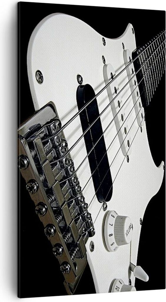 Bild auf Leinwand - Leinwandbild - E-Gitarre String Knopf - Produktbild 