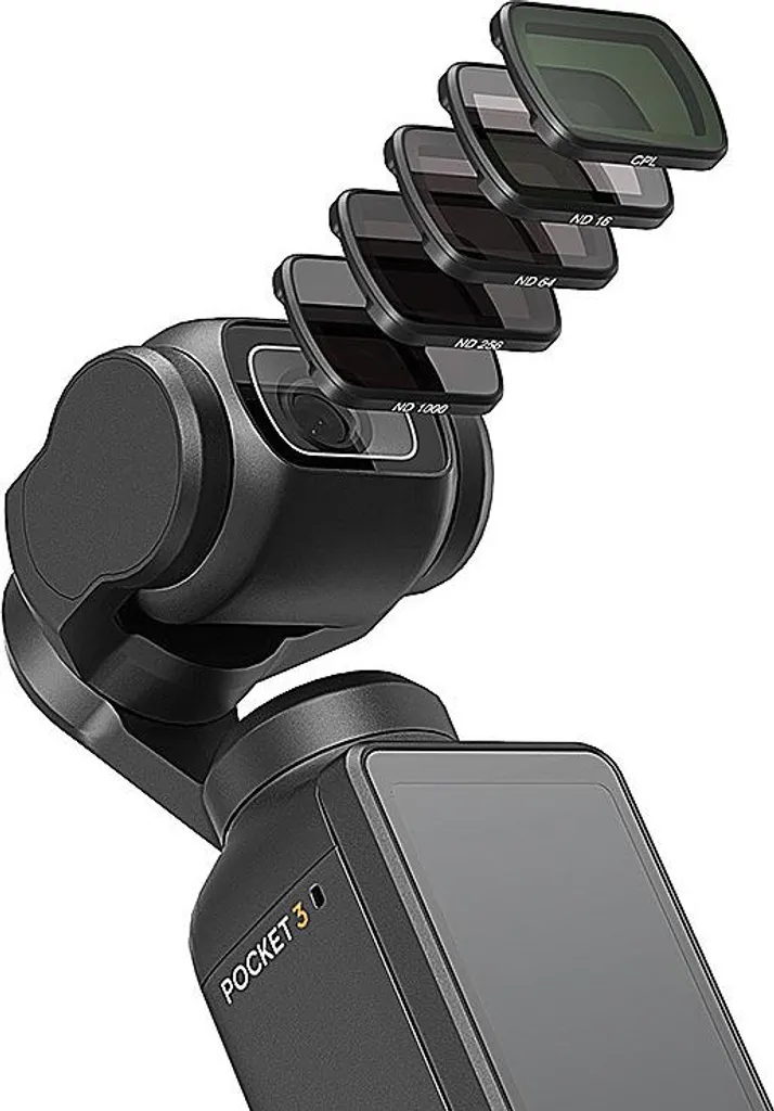Pack filtres ND pour DJI Osmo Pocket 3 idéal pour vlogs et pose longue - 6