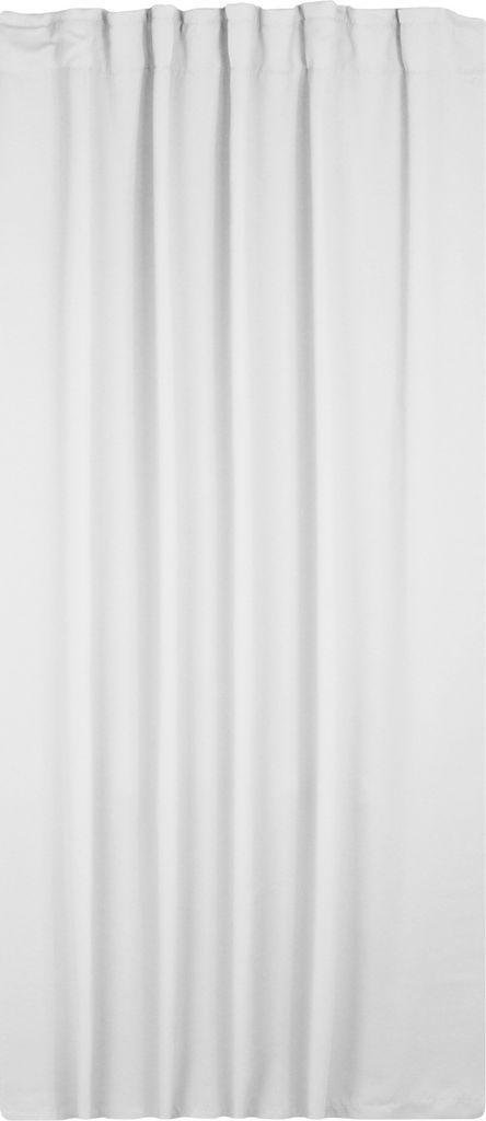 Verdunklungsvorhang weiß 295x245 cm Kräuselband extra breit Vorhang Gardine