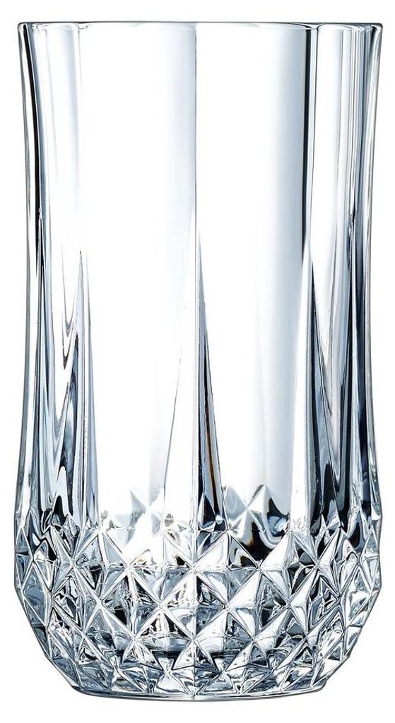 6 verres à eau vintage 36cl Longchamp - Cristal d'Arques - Image du produit 