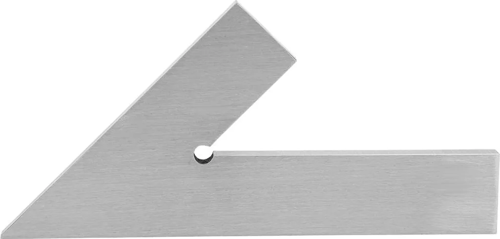 Règle d'angle à 45° avec base large de 150x100mm pour menuisier