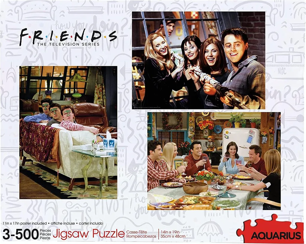 Puzzle Friends 500 pièces Set de 3 - Impression Haute Qualité Aquarius