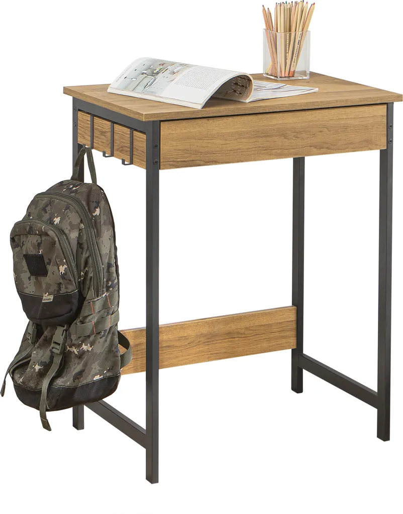 Table d'ordinateur moderne avec tiroir Bureau de travail SoBuy FWT43