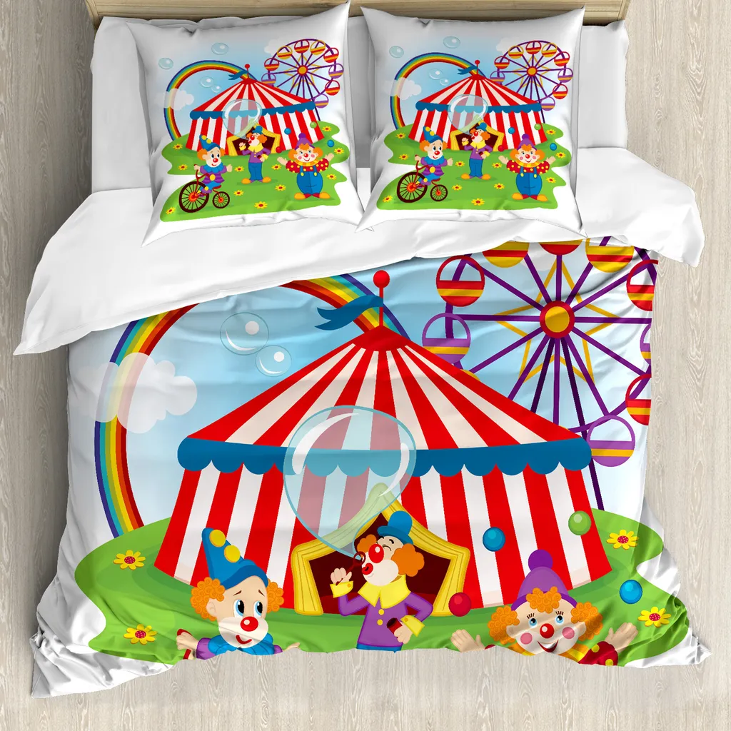 ABAKUHAUS Set Letto Circo 155x220: Qualità Professionale Antiacaro