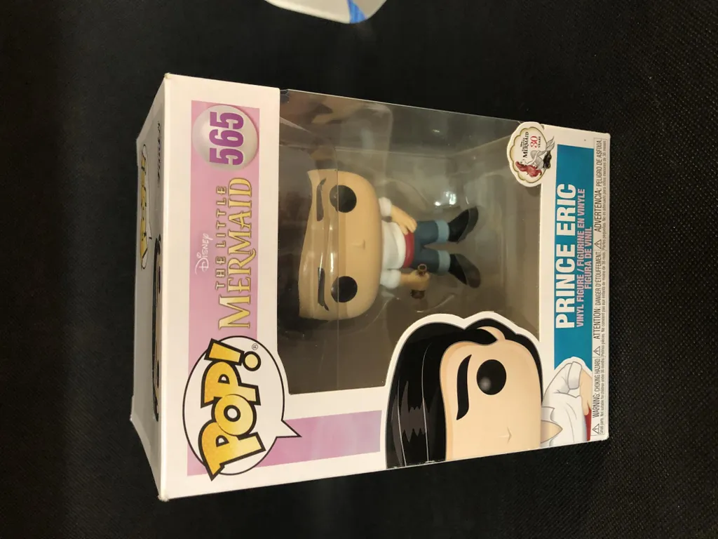 Prince Eric 565 La Petite Sirène Funko Pop Figurine Vinyle Disney 10cm