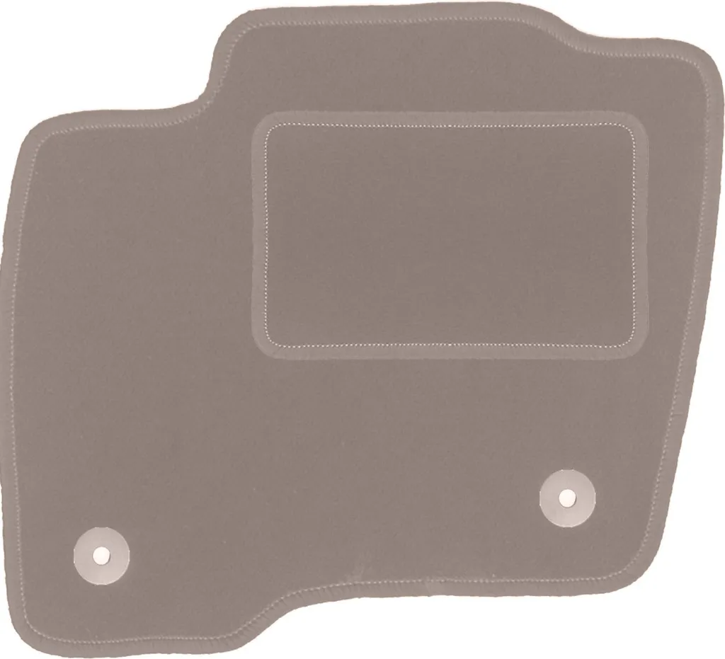 Tappeto Guida su Misura Ford S-MAX MK2 2015- Velluto Beige Alta Densità
