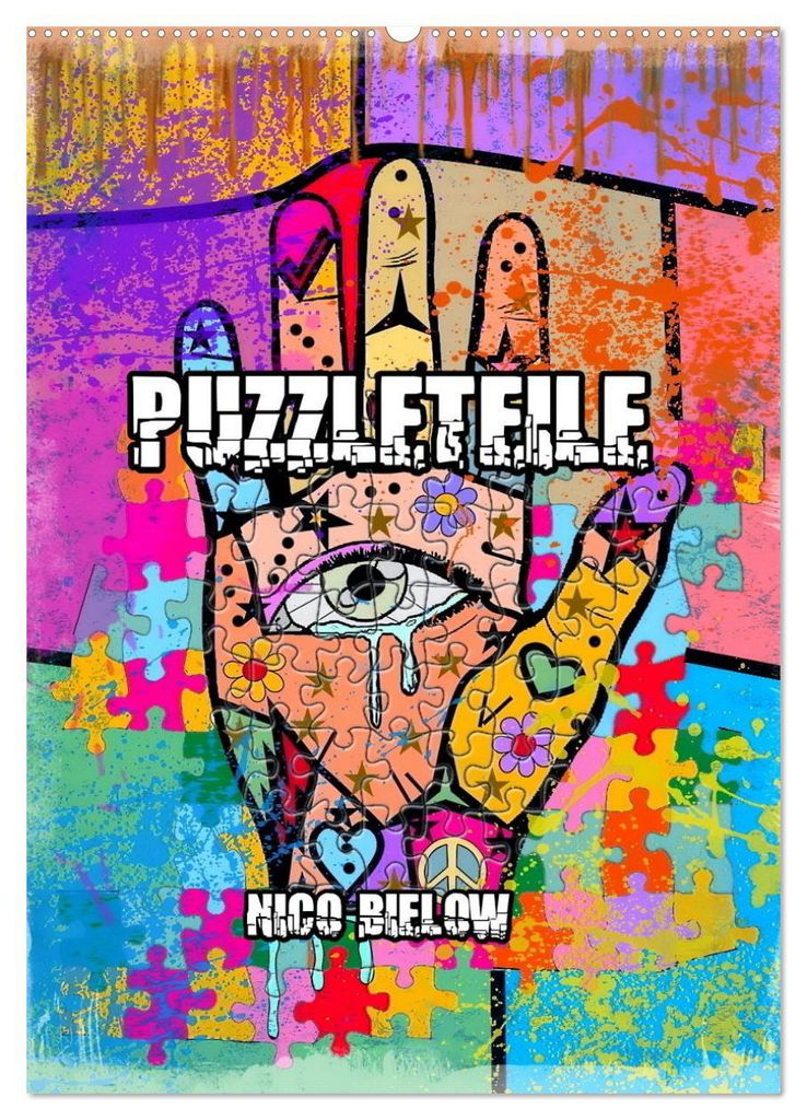 Puzzleteile (Wandkalender 2027 DIN A2 hoch), CALVENDO Monatskalender
