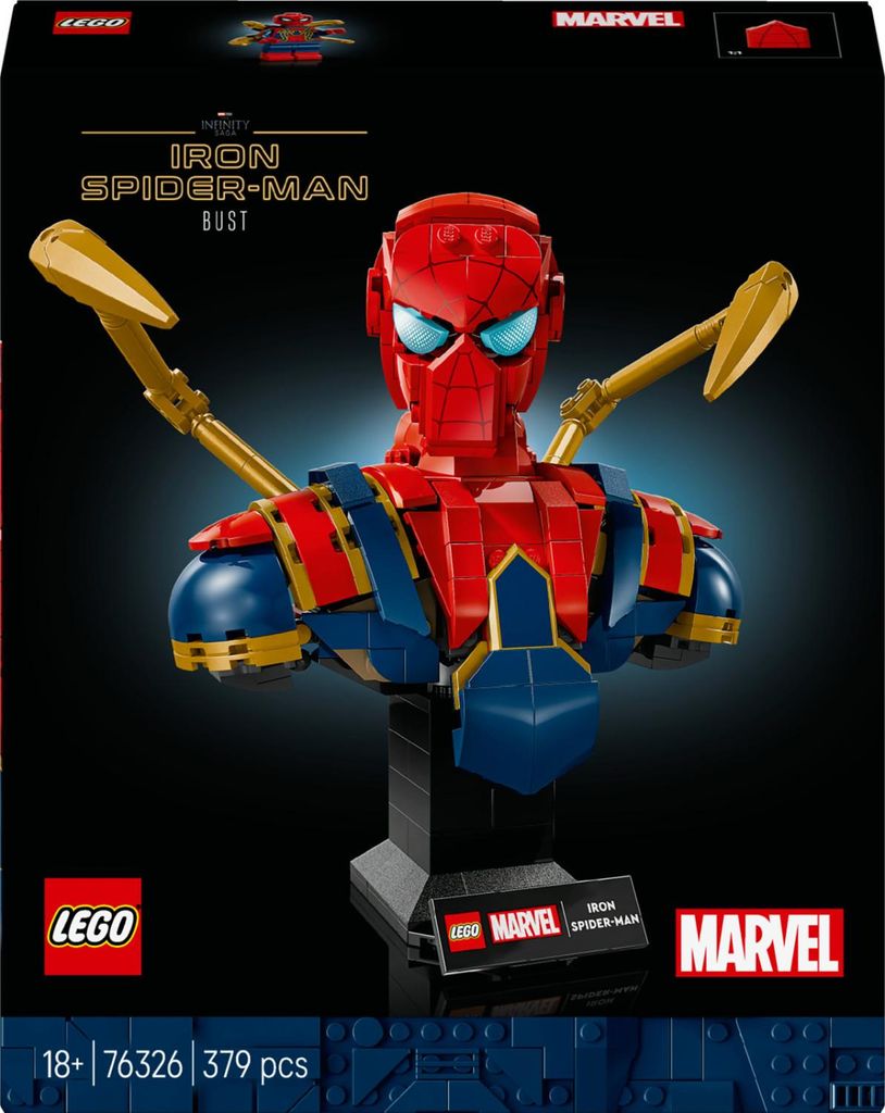 LEGO(R) SUPER HEROES 76326 Iron Spider-Man Popierie Obrázok produktu 