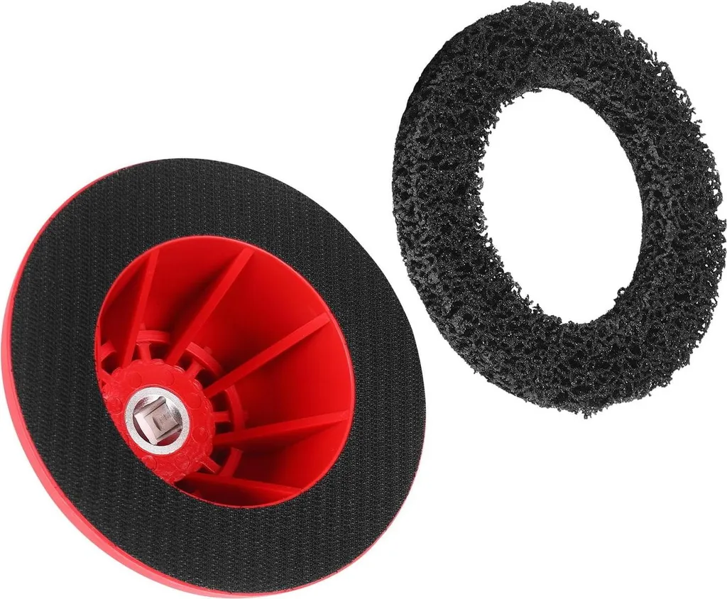 Meule de nettoyage 150 mm avec fixation 1/2 pour moyeux de voiture