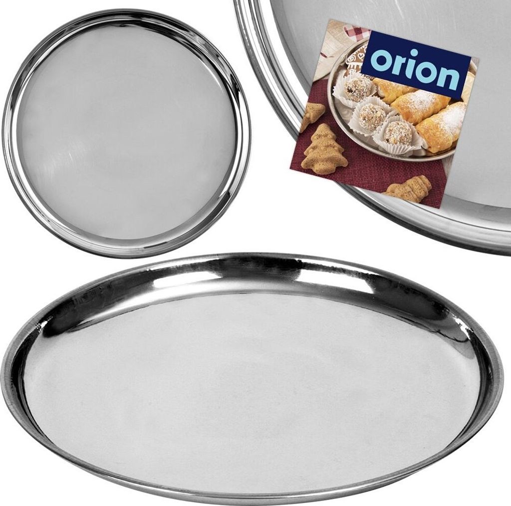 Orion Serviertablett Servierplatte Servierteller aus Stahl Produktbild 