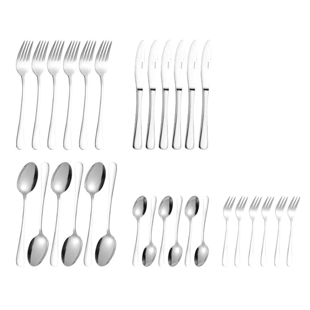 Esmeyer 156 - 119 - Servizio di Posate, Acciaio Inossidabile, Argento