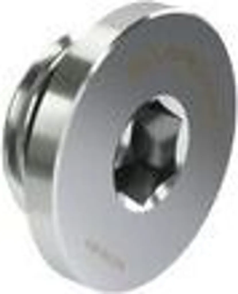 Tappi Di Arresto Per Raffreddamento Ad Acqua G1/4'' - Confezione Da 2, Ottone Massiccio Con O-Ring, Argento