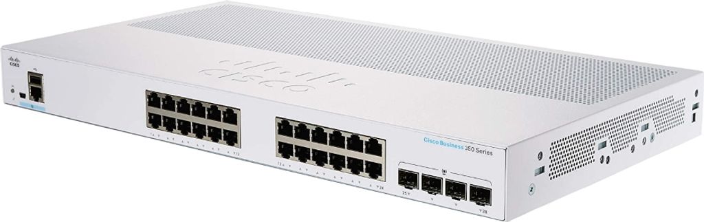 Cisco CBS350-24T-4X-EU Netzwerk-Switch Managed L2/L3 Gigabit Ethernet (10/100/1000) Silber