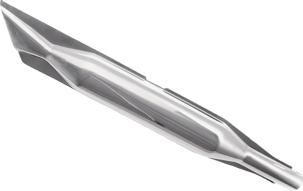Échappement Chromé Qualité 1 pour EMW R35-3, Design Queue d'Aronde