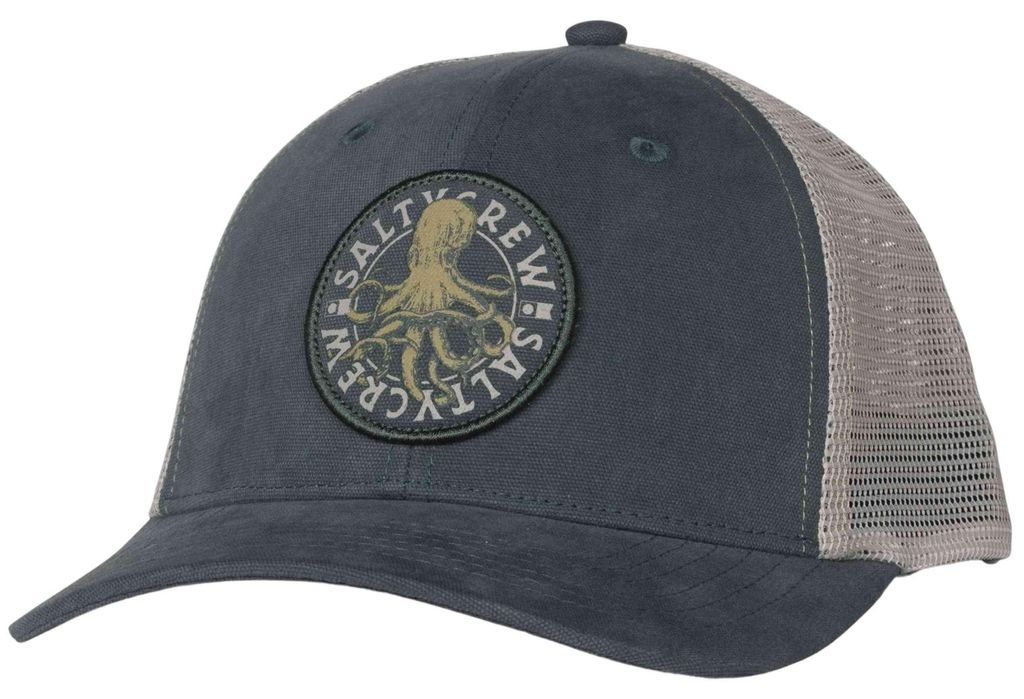Salty Crew Tentacles Retro Trucker Kappe Grau Mann Grau One Size