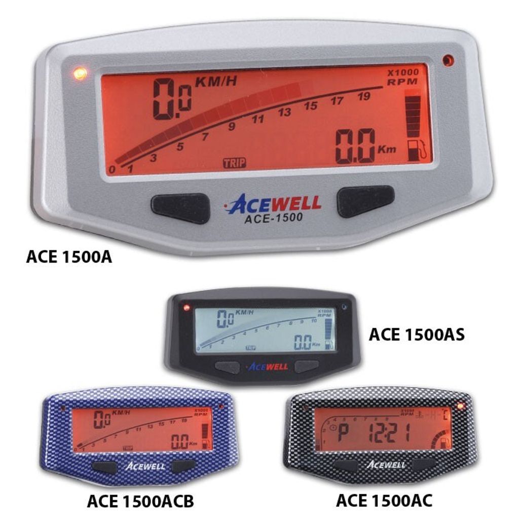 Multi Digitalinstrument ACE-1500ACB| Carbon-Blau