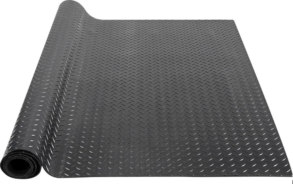 Tapis de sol caoutchouc 4x8 pieds haute densité et entretien facile