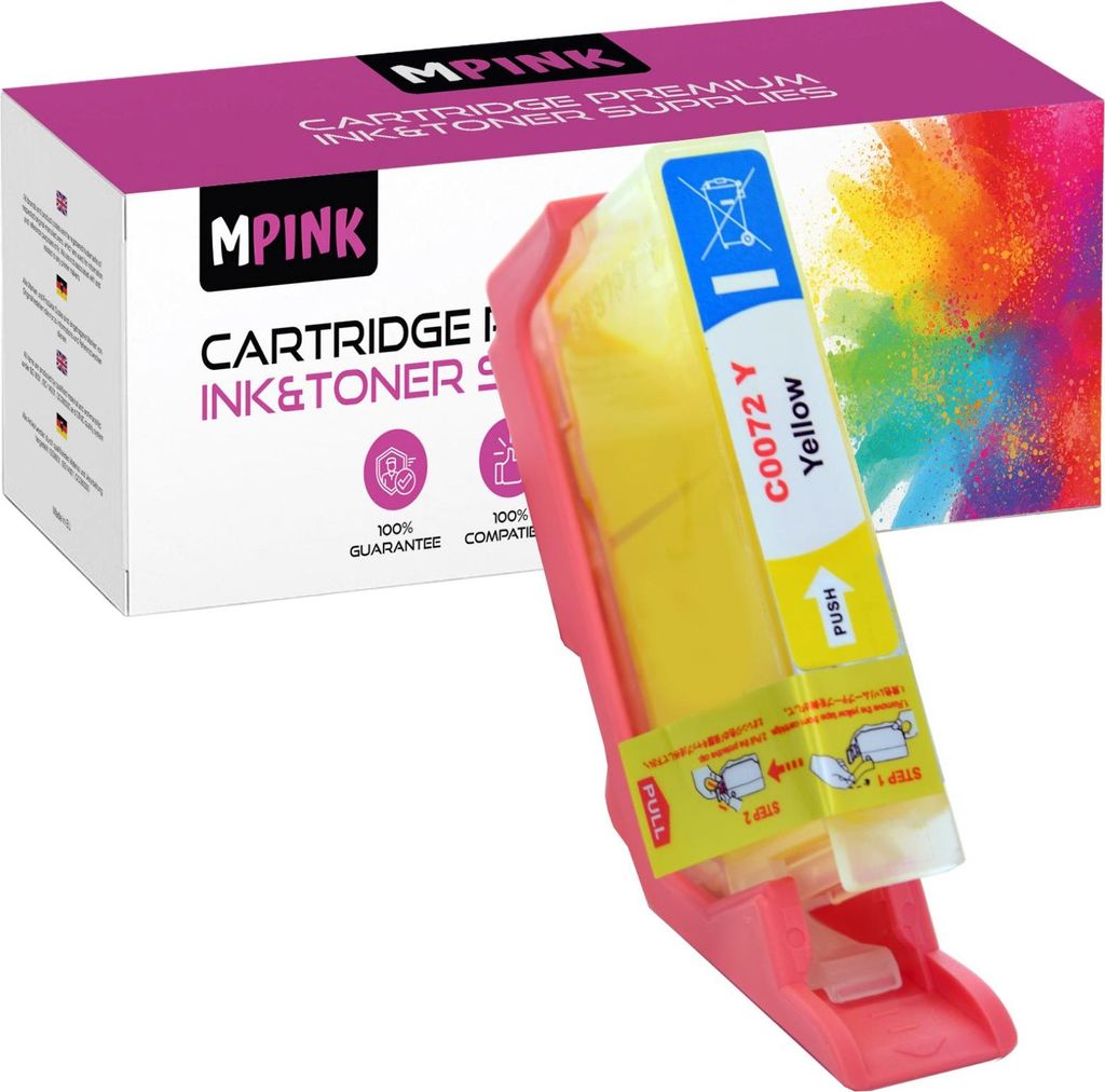 Druckerpatronen für Canon PGI-72Y Gelb 10 10S