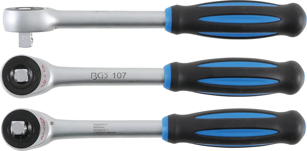 Cliquet 1/2 à poignée rotative BGS 107 avec mécanisme à denture fine