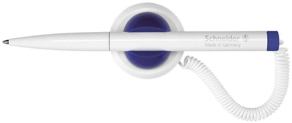 Schneider SN4120 Penna a sfera click-fix - M, blu Immagine del prodotto 