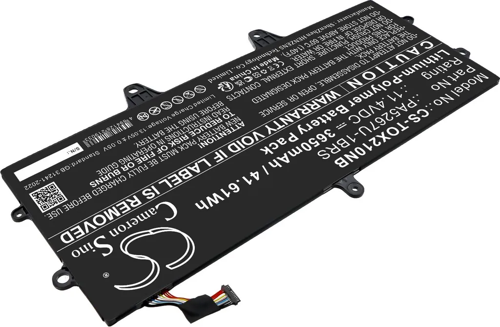 Batteria TECHTEK per Toshiba Portege X20W: Libertà di Viaggio 44Wh - 2