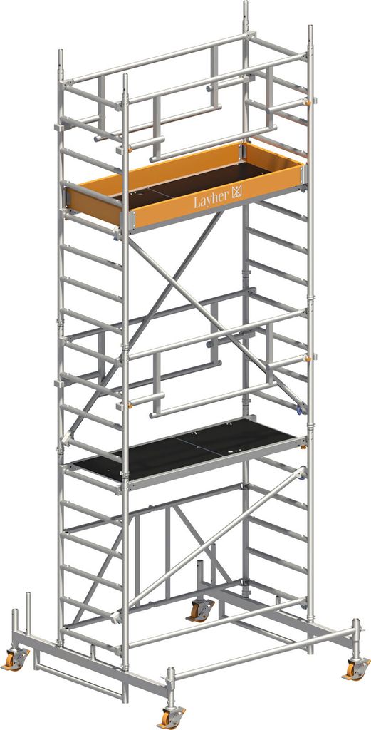 Layher Zifa P2 SAFETY PLUS mit Doppelgeländer, 1426214 max. Plattformhöhe, 3.76 m